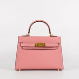 Mini Kelli Buckle Leather Bag