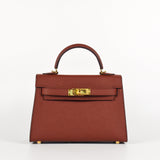 Mini Kelli Buckle Leather Bag