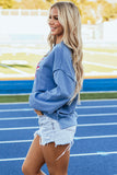 Tru Sequin Star Americana Sweatshirt