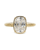 Sterling Silver Elongated Cushion Cocktail Ring 4ct & 8ct