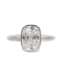 Sterling Silver Elongated Cushion Cocktail Ring 4ct & 8ct