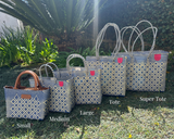 Sunset Woven Super Tote