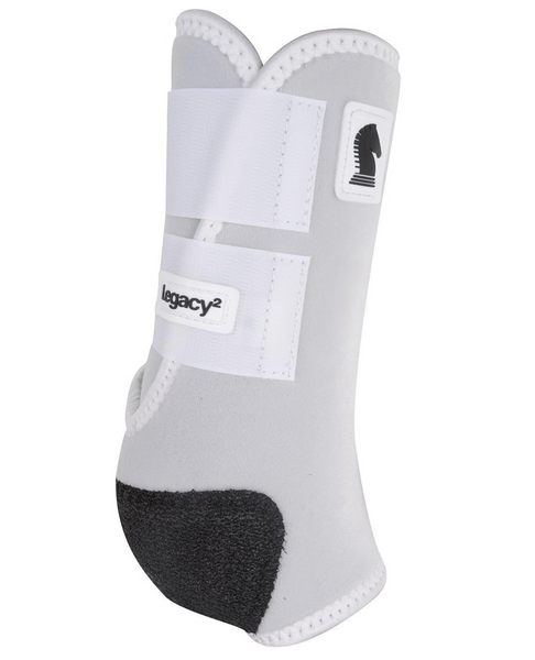 Classic Equine Legacy2 Support Boots - FRONT WHITE