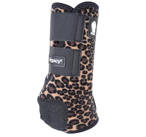 Classic Equine Legacy2 Front Support Boots - FRONT CHEETAH