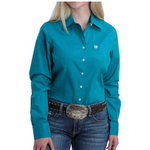 Cinch Women's Teal Button Up