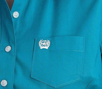 Cinch Women's Teal Button Up