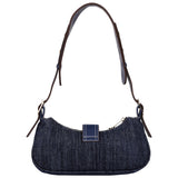 True Religion Multi-Strap Denim Shoulder Bag