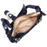 True Religion Multi-Strap Denim Shoulder Bag