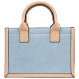True Religion Bombe Logo Denim Tote with Strap