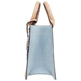 True Religion Bombe Logo Denim Tote with Strap
