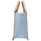 True Religion Bombe Logo Denim Tote with Strap