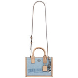 True Religion Bombe Logo Denim Tote with Strap