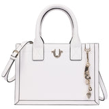 True Religion Modern Edge White Charm Tote