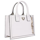 True Religion Modern Edge White Charm Tote