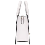 True Religion Modern Edge White Charm Tote