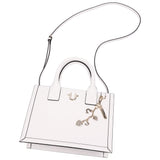 True Religion Modern Edge White Charm Tote