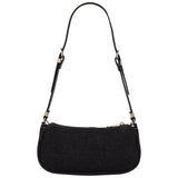 True Religion Horseshoe Chain Denim Shoulder Bag – Charm Detail Zip Top