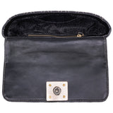 True Religion Horseshoe Quilted Flap Shoulder Bag