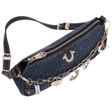True Religion Sparkle Denim Shoulder Bag