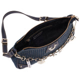 True Religion Sparkle Denim Shoulder Bag