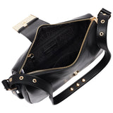 True Religion East West Shoulder Bag with Belt Buckle Tab