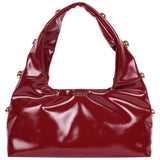 Jason Wu Studded Shoulder Bag in Crackled Finish