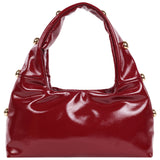 Jason Wu Studded Shoulder Bag in Crackled Finish