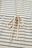 Mabel Stripe Drawstring Tunic Tank