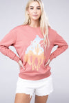 Rodeo Cactus Crew neck Sweatshirt