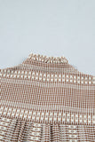 Maggie Puff Sleeve Western Horseshoe Gingham Blouse