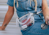 Clear Belt Crossbody Bag