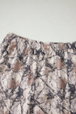 Woodland Camo Long Sleeve Top & Short Set