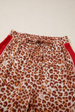 Nyla Contrast Leopard Lounge Set
