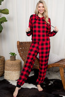 Buffalo Plaid Checkered Sleepwear Set