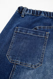 Aleah Hem Wide Leg Denim Jeans, Pants