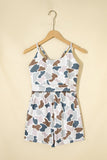 Camo Cropped Tank & Shorts Athleisure Set