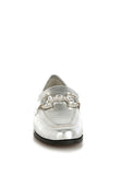 Dendron Diamante Horsebit Metallic Loafers