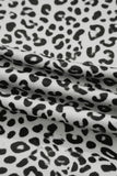 Cheetah Wide Leg Drawstring Knit Pants