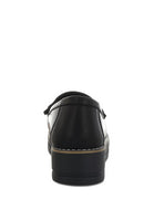 Matte Black Fringed Nubuck Loafers