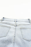 Jazlyn Cargo Light Wash Denim Jeans