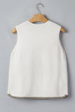 Western Cactus Oasis Sleeveless Sweater Top