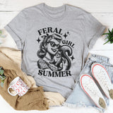 Feral Girl Summer Graphic T-Shirt Tee