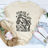 Feral Girl Summer Graphic T-Shirt Tee