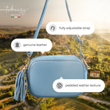 Italian Full-Grain Leather Crossbody Bag | Parma