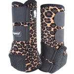 Classic Equine Legacy2 Front Support Boots - FRONT Cheetah