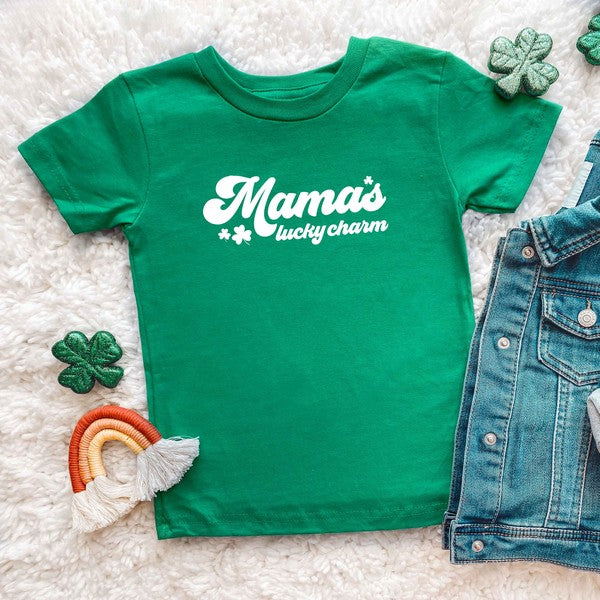 Retro Mama's Lucky Charm Youth Graphic Tee