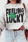 Feeling Lucky Crew Neck Sweat Shirt