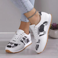 Leopard Cheetah Lace Up Sneakers