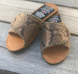 Summer Snake Skin Sandals